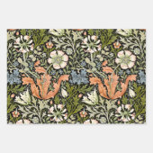 William Morris Spring Compton Bloem Festival Sets Inpakpapier Vel (Voorkant 3)