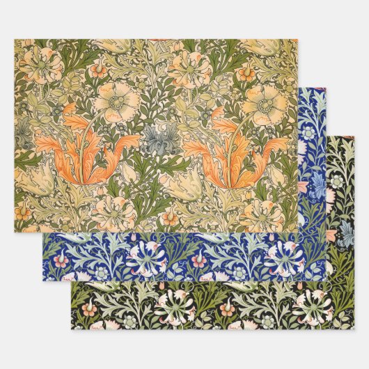 William Morris Spring Compton Bloem Festival Sets Inpakpapier Vel (Set)
