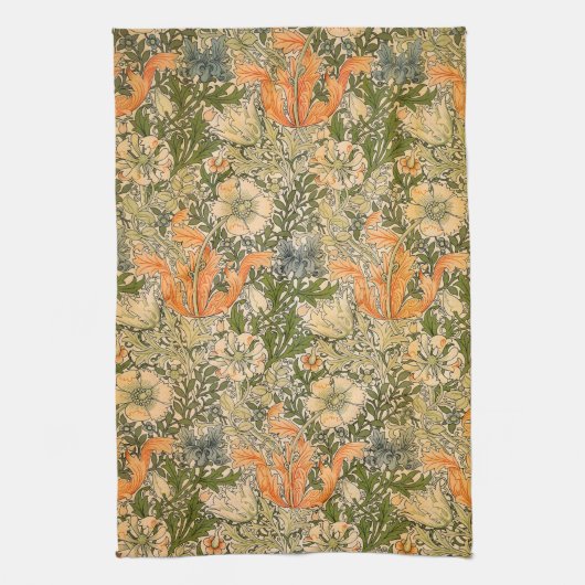 William Morris Spring Compton Bloem Festival Theedoek (Verticaal)