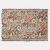 William Morris Spring Compton Bloem  Rood Deken (Voorkant)