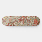 William Morris Spring Compton Bloem Rood Persoonlijk Skateboard (Horizontaal)