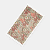 William Morris Spring Compton Bloem Rood Servet (Hoek)