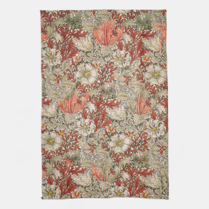 William Morris Spring Compton Bloem Rood Theedoek