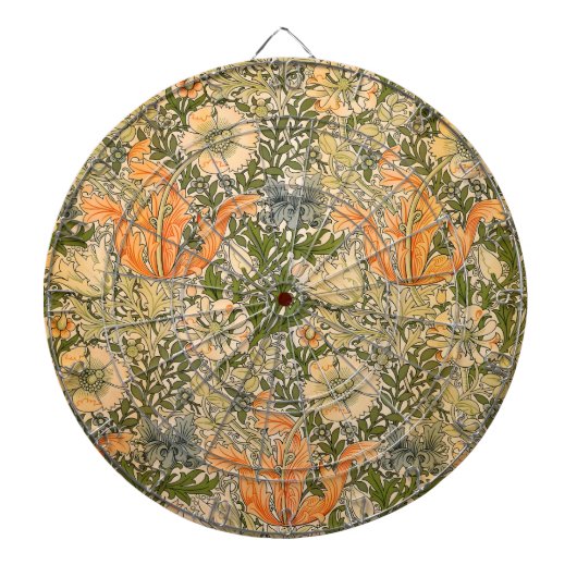 William Morris Spring Compton Bloemen Festival Dartbord (Voorkant)