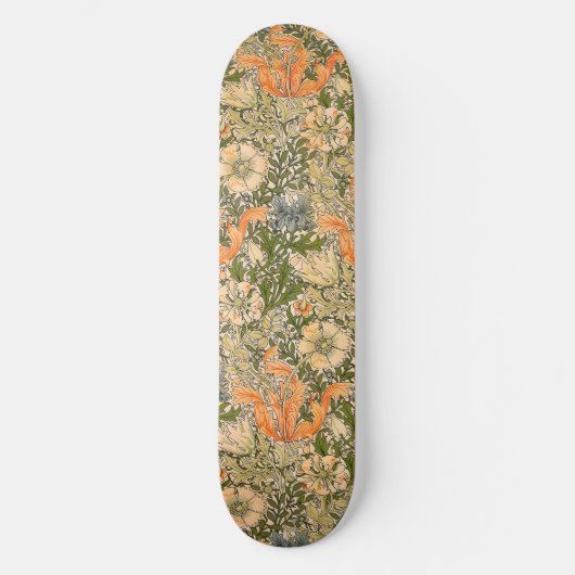 William Morris Spring Compton Bloemen Festival Persoonlijk Skateboard (Voorkant)