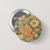 William Morris Spring Compton Bloemen Festival Ronde Button 5,7 Cm (Voorkant /achterkant)
