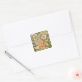 William Morris Spring Compton Bloemen Festival Vierkante Sticker (Envelop)