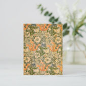 William Morris Spring Compton Flower Festival Briefkaart (Staand voorkant)