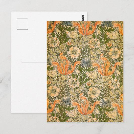 William Morris Spring Compton Flower Festival Briefkaart (Voorkant / Achterkant)