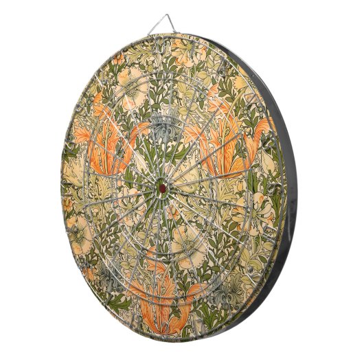 William Morris Spring Compton Flower Festival Dartbord (Voorkant Rechts)