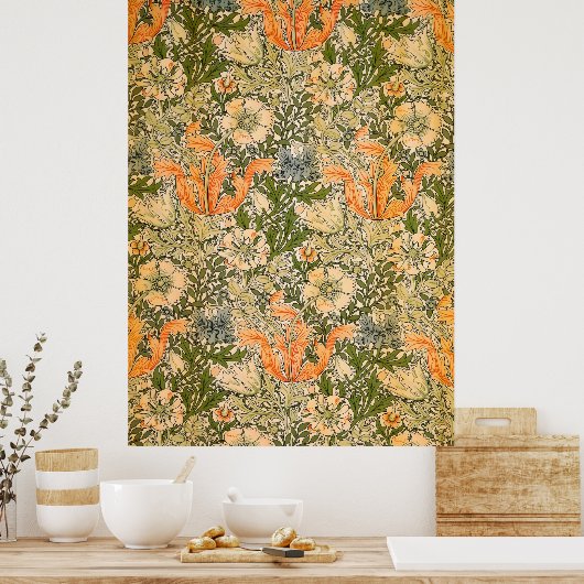 William Morris Spring Compton Flower Festival Poster (Keuken)
