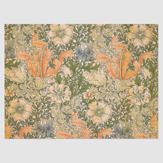 William Morris Spring Compton Flower Festival Tissuepapier (Voorkant)