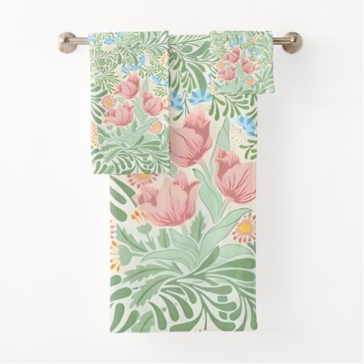 William Morris Spring Floral, Engelse tuin Bad Handdoek