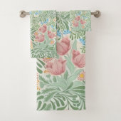 William Morris Spring Floral, Engelse tuin Bad Handdoek (Insitu)