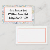  William Morris Spring Meadow Visitekaartje (Voorkant / Achterkant)