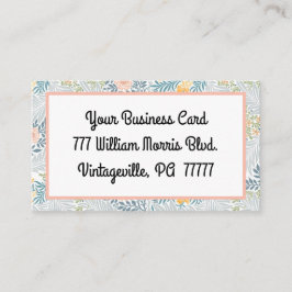  William Morris Spring Meadow Visitekaartje