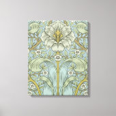 William Morris Spring Thicket: Antiek Bloemen Canvas Afdruk (Voorkant)