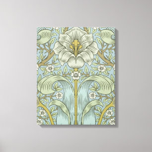 William Morris Spring Thicket: Antiek Bloemen Canvas Afdruk