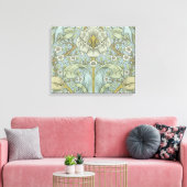 William Morris Spring Thicket: Antiek Bloemen Canvas Afdruk (Insitu (Woonkamer))