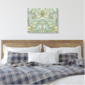 William Morris Spring Thicket: Antiek Bloemen Canvas Afdruk (Insitu (Slaapkamer))