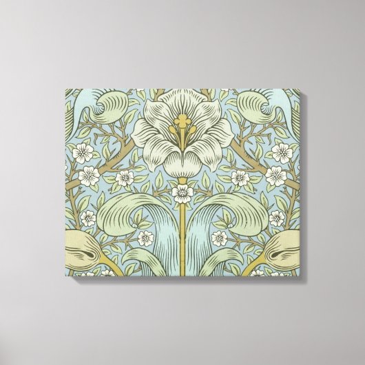 William Morris Spring Thicket: Antiek Bloemen Canvas Afdruk (Voorkant)