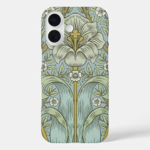 William Morris Spring Thicket: Antiek Bloemen iPhone 16 Hoesje