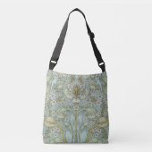 William Morris Spring Thicket: Antiek Bloemen Crossbody Tas (Voorkant)