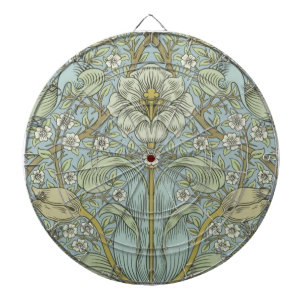 William Morris Spring Thicket: Antiek Bloemen Dartbord