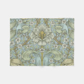 William Morris Spring Thicket: Antiek Bloemen Fleece Deken (Voorkant (Horizontaal))