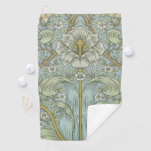 William Morris Spring Thicket: Antiek Bloemen Golfhanddoek (Insitu)