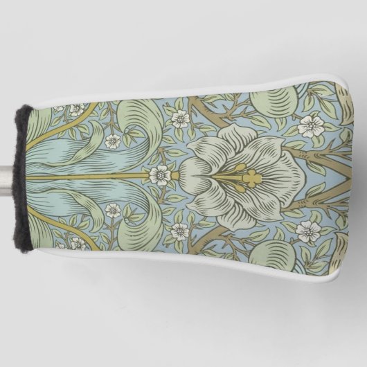 William Morris Spring Thicket: Antiek Bloemen Golfheadcover (Voorkant)