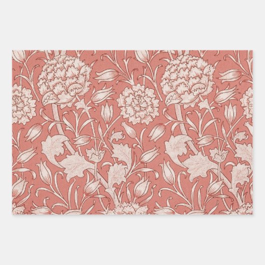 William Morris Spring Thicket: Antiek Bloemen Inpakpapier Vel (Voorkant 2)