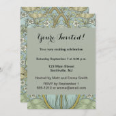 William Morris Spring Thicket: Antiek Bloemen Kaart (Voorkant / Achterkant)