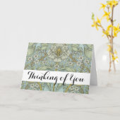 William Morris Spring Thicket: Antiek Bloemen Kaart (Gele Bloem)