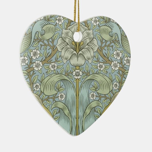 William Morris Spring Thicket: Antiek Bloemen Keramisch Ornament (Rechts)