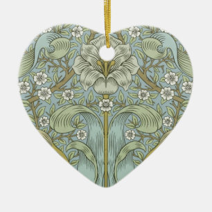 William Morris Spring Thicket: Antiek Bloemen Keramisch Ornament