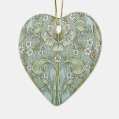 William Morris Spring Thicket: Antiek Bloemen Keramisch Ornament (Links)