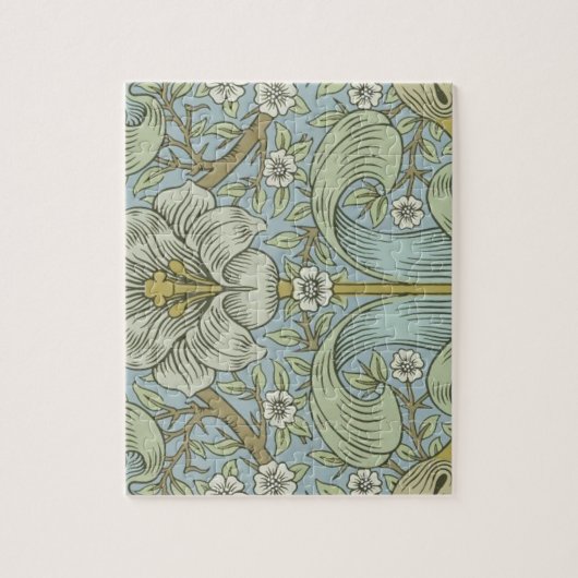 William Morris Spring Thicket: Antiek Bloemen Legpuzzel (Verticaal)