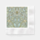 William Morris Spring Thicket: Antiek Bloemen Servet (Voorkant)