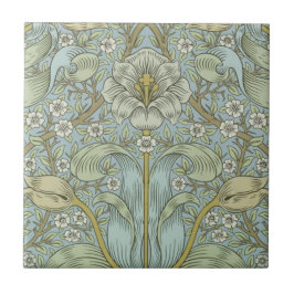 William Morris Spring Thicket: Antiek Bloemen Tegeltje