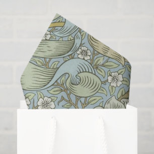William Morris Spring Thicket: Antiek Bloemen Tissuepapier