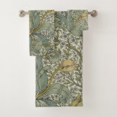 William Morris Spring Thicket Classic Pattern Bad Handdoek (Insitu)