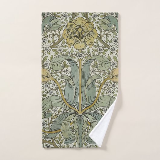 William Morris Spring Thicket Classic Pattern Bad Handdoek (Handdoek)
