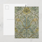 William Morris Spring Thicket Classic Pattern Briefkaart (Voorkant / Achterkant)