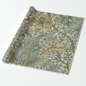 William Morris Spring Thicket Classic Pattern Cadeaupapier (Uitgerold)