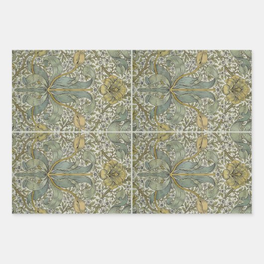 William Morris Spring Thicket Classic Pattern Inpakpapier Vel (Voorkant 3)