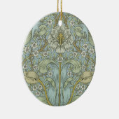 William Morris Spring Thicket Classic Pattern Keramisch Ornament (Rechts)
