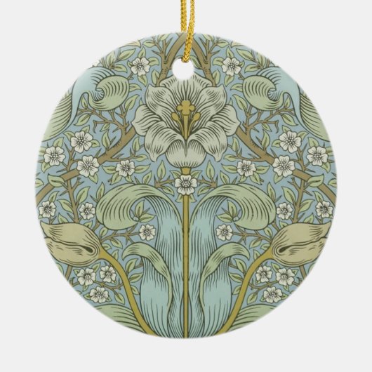 William Morris Spring Thicket Classic Pattern Keramisch Ornament (Voorkant)