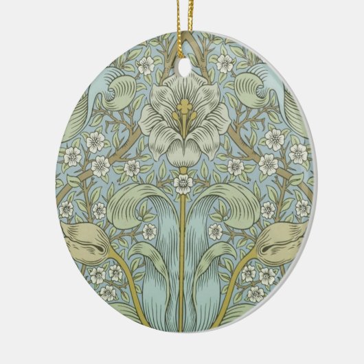 William Morris Spring Thicket Classic Pattern Keramisch Ornament (Links)