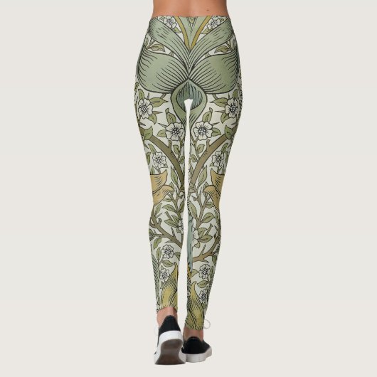 William Morris Spring Thicket Classic Pattern Leggings (Achterkant)